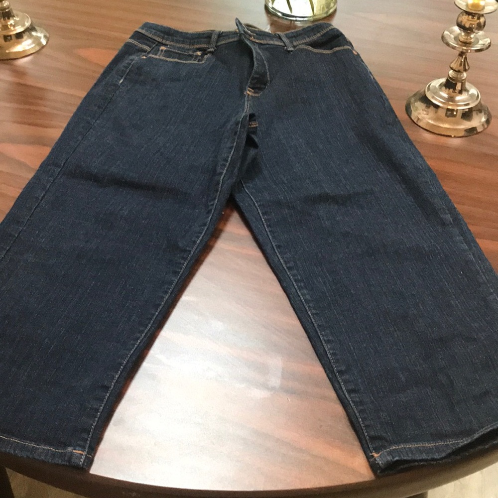 Denim capris
